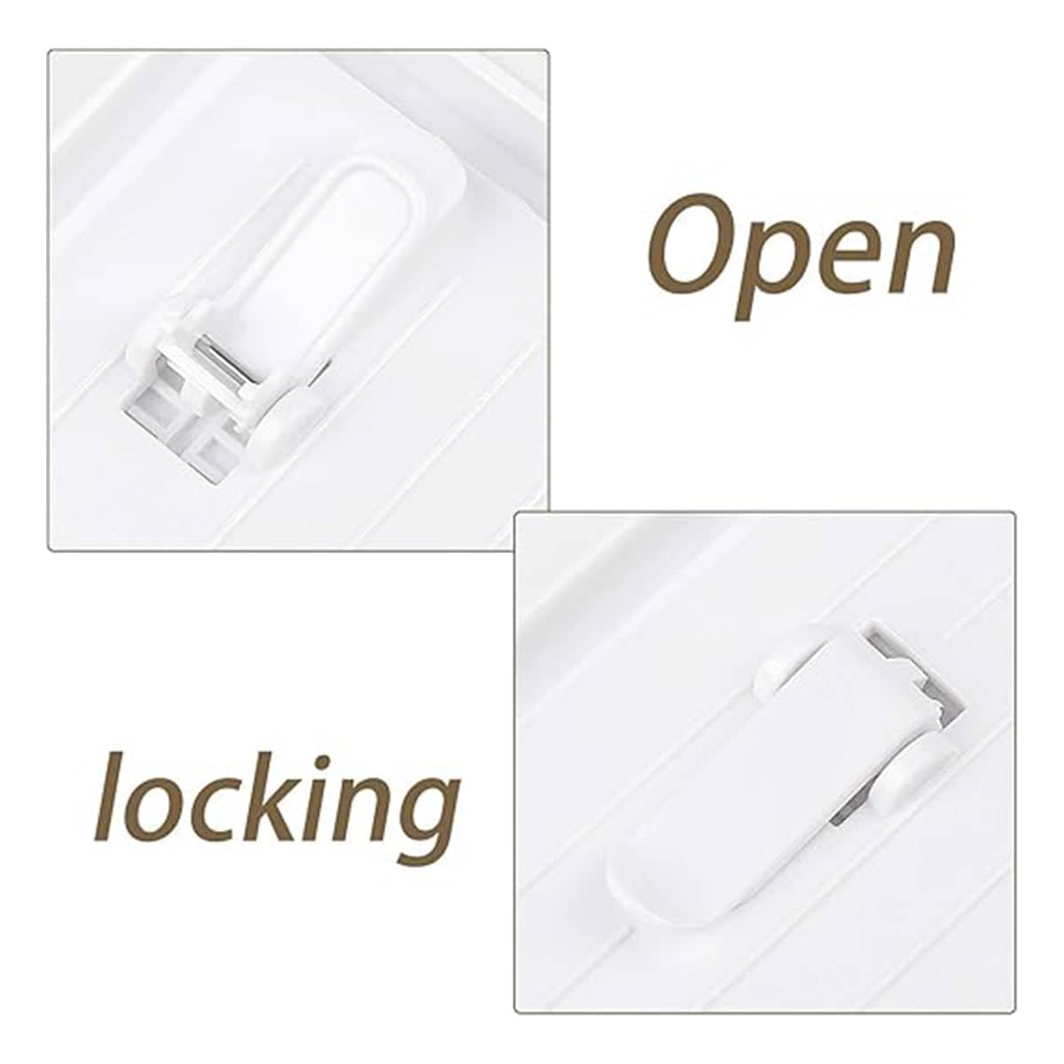 Adjustable Drawer Dividers 6 Pack White 27 to 47cm - view 5