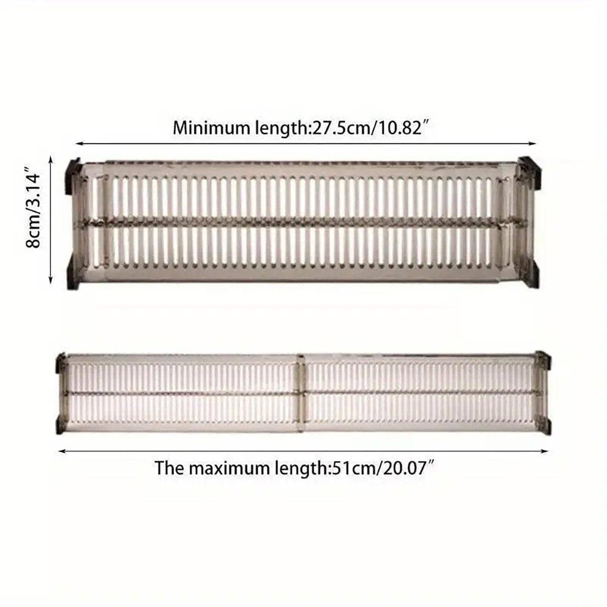Adjustable Drawer Organiser Dividers, Pack of 6 for Kitchen, Office and Clothing - view 3