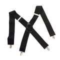 Adjustable Elastic Clip-On Suspenders, X-Back Braces - 35 mm Wide, 100 cm Long - view 3