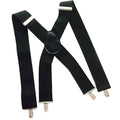 Adjustable Elastic Clip-On Suspenders, X-Back Braces - 35 mm Wide, 100 cm Long - view 5