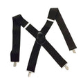 Adjustable Elastic Clip-On Suspenders, X-Back Braces - 50 mm Wide, 120 cm Long - view 3