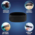 Adjustable Elastic Nylon Belt, No Buckle - Brown, Medium (Waist 81-109 cm) - view 5
