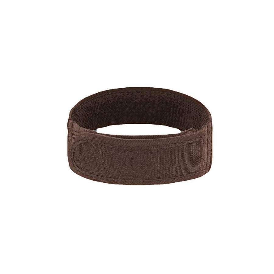 Adjustable Elastic Nylon Belt, No Buckle - Brown, Small (Waist 66-86 cm)