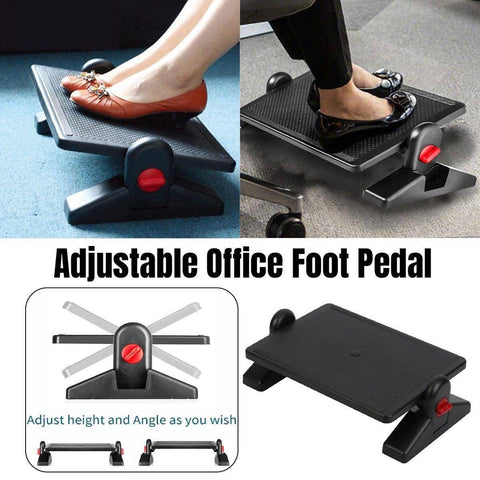 Adjustable Ergonomic Footrest for Office and Home with Massage Texture