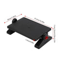 Adjustable Ergonomic Footrest for Office and Home with Massage Texture - view 3