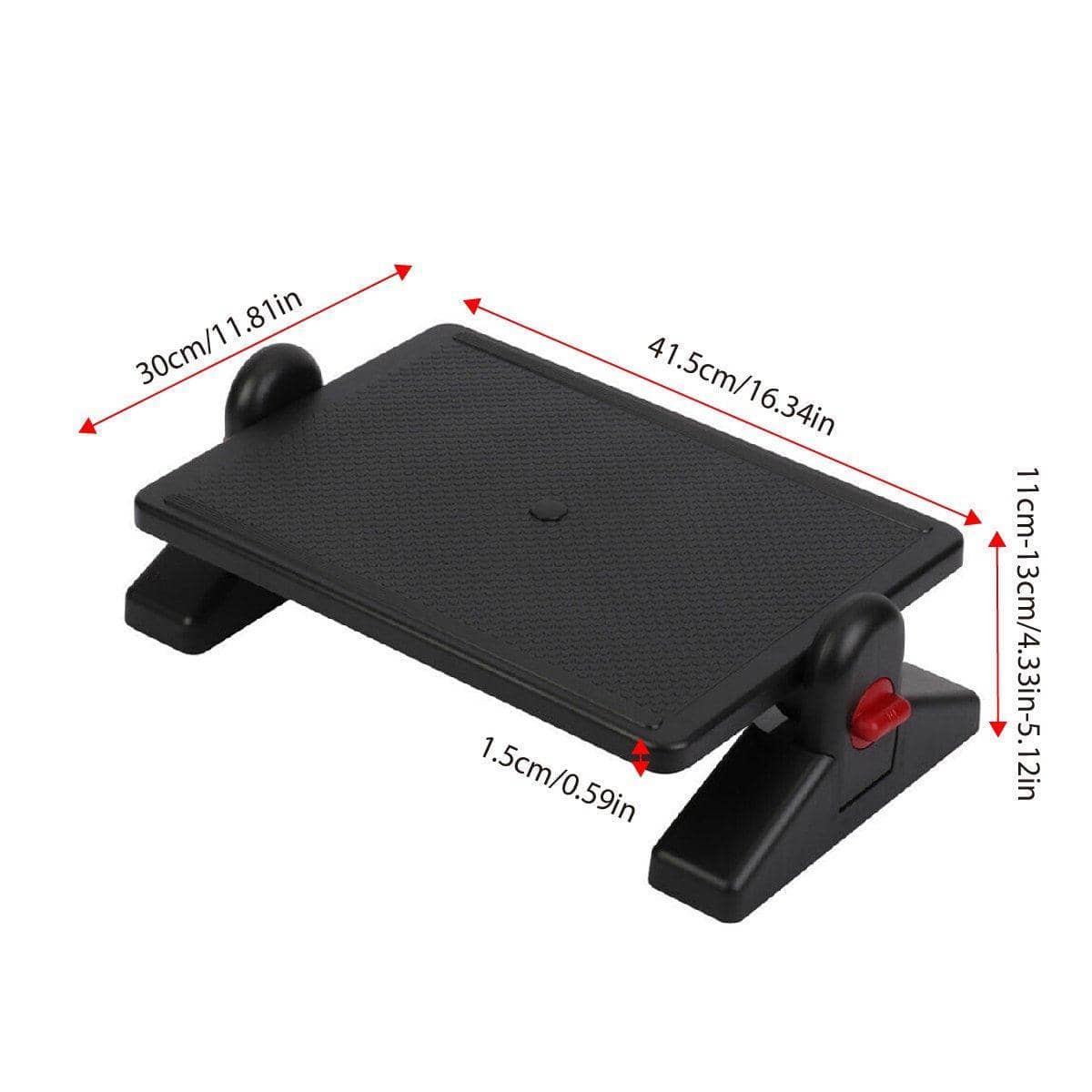 Adjustable Ergonomic Footrest for Office and Home with Massage Texture - view 3