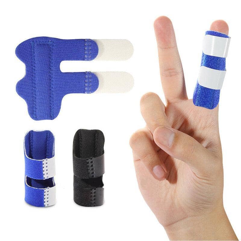 Adjustable Finger Brace Splint Support - Black - view 4