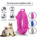Adjustable Flea and Tick Collar, Short (38 x 1 cm) - Pink - view 2