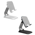 Adjustable Foldable Tablet and Phone Stand for Desks - White - view 3