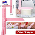 Adjustable Fondant Cake Scraper and Icing Smoother for Cakes, 23.5 x 20.5 cm
