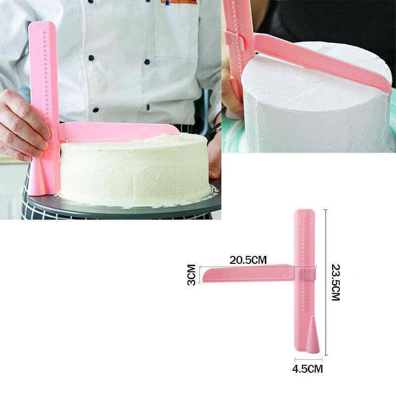 Adjustable Fondant Cake Scraper and Icing Smoother for Cakes, 23.5 x 20.5 cm - view 4