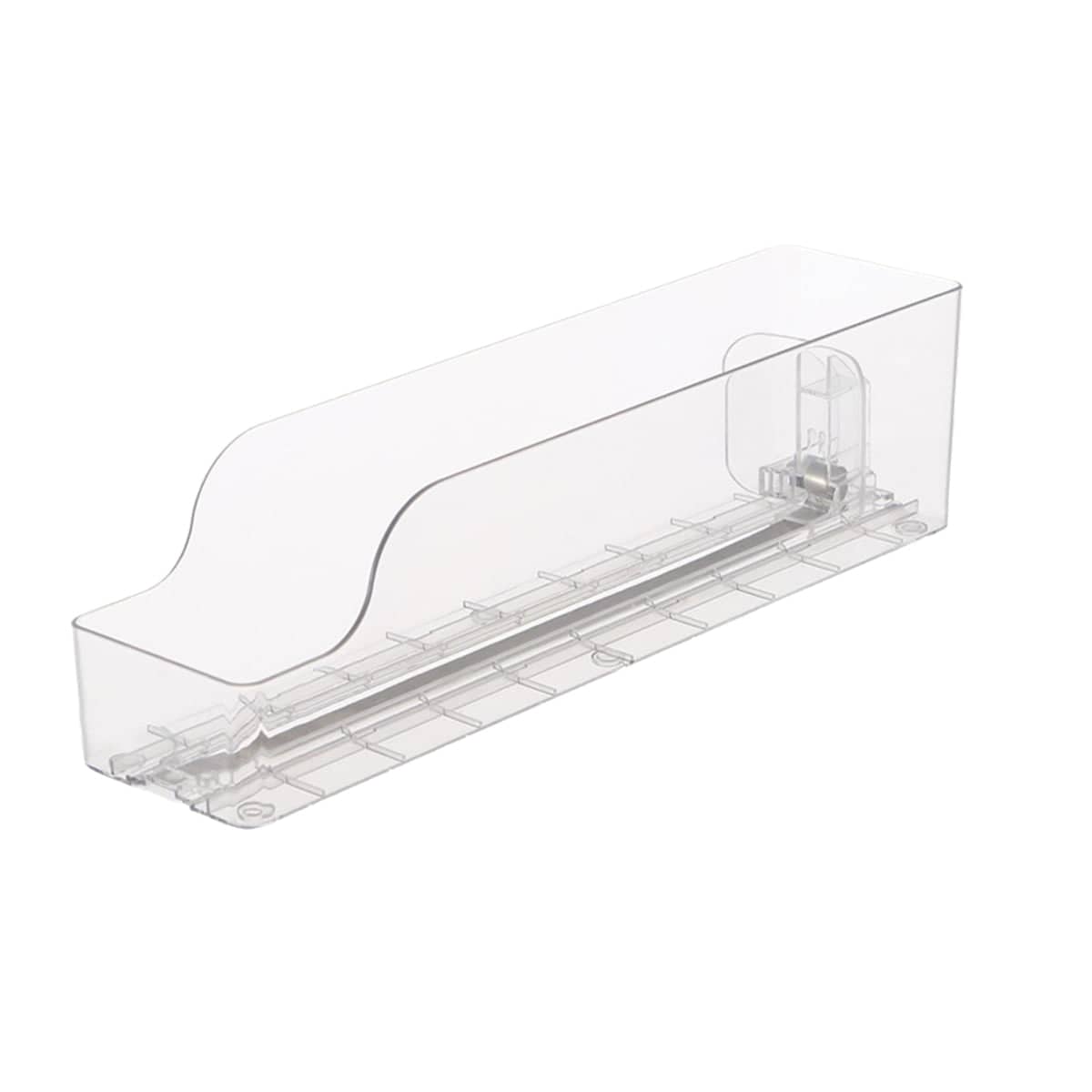 Adjustable Fridge Drink Organiser with Auto Push Forward Dispenser for Cans and Bottles - view 2