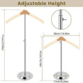 Adjustable Garment Display Rack Clothing Hanger Stand for Retail Shop Display - view 3