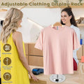 Adjustable Garment Display Rack Clothing Hanger Stand for Retail Shop Display - view 4