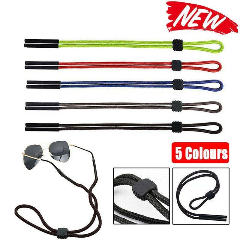 Adjustable Glasses Neck Cord for Reading Glasses and Sunglasses - Brown - view 2