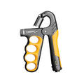 Adjustable Hand Grip Strengthener with Digital Counter, 5 to 100 kg - Orange and Black