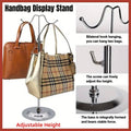 Adjustable Handbag Display Rack Hanging Bag Stand Storage Organiser for Home and Shop