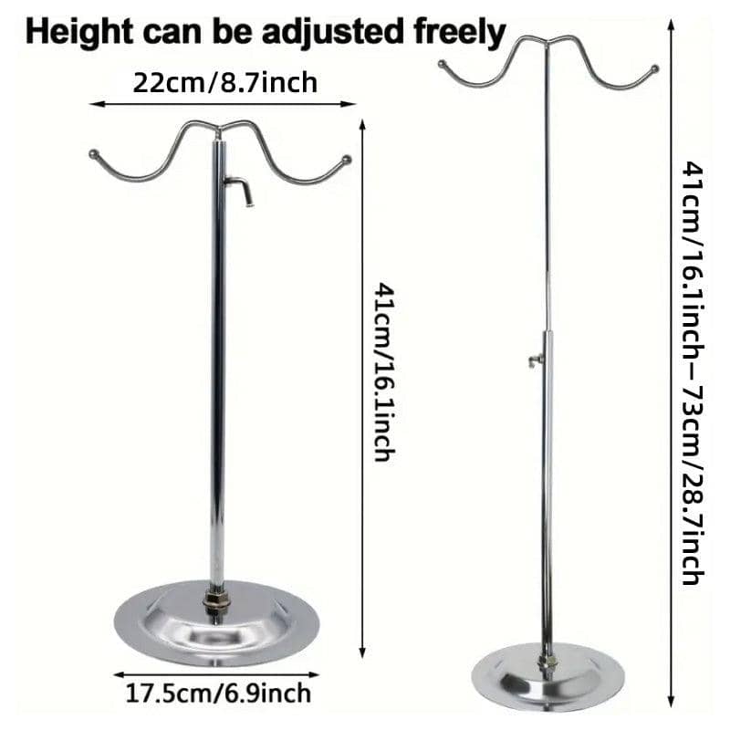 Adjustable Handbag Display Rack Hanging Bag Stand Storage Organiser for Home and Shop - view 3