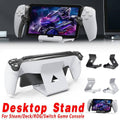Adjustable Handheld Console Desktop Stand, Non-Slip Metal Dock - Black - view 2