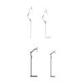 Adjustable Hands-Free Floor Stand for Tablet - White, 175 cm - view 3