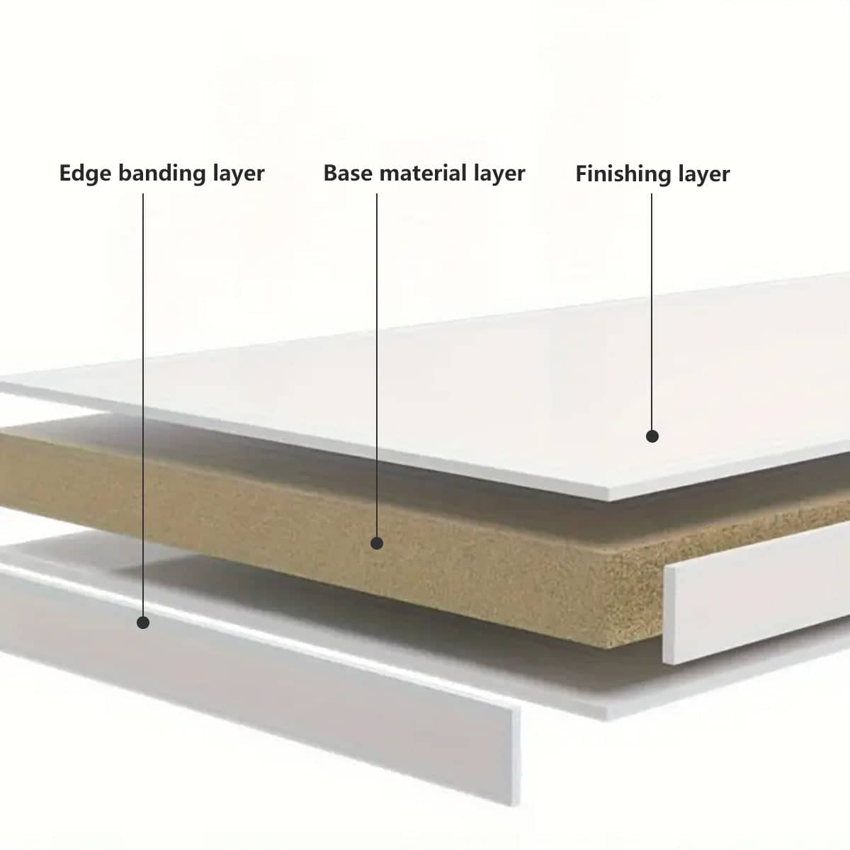 Adjustable Height Coffee Table for Living Room and Bedroom, Sturdy and Multi-Functional - view 4