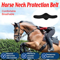 Adjustable Horse Neck Protector in Black, 50 x 16 cm