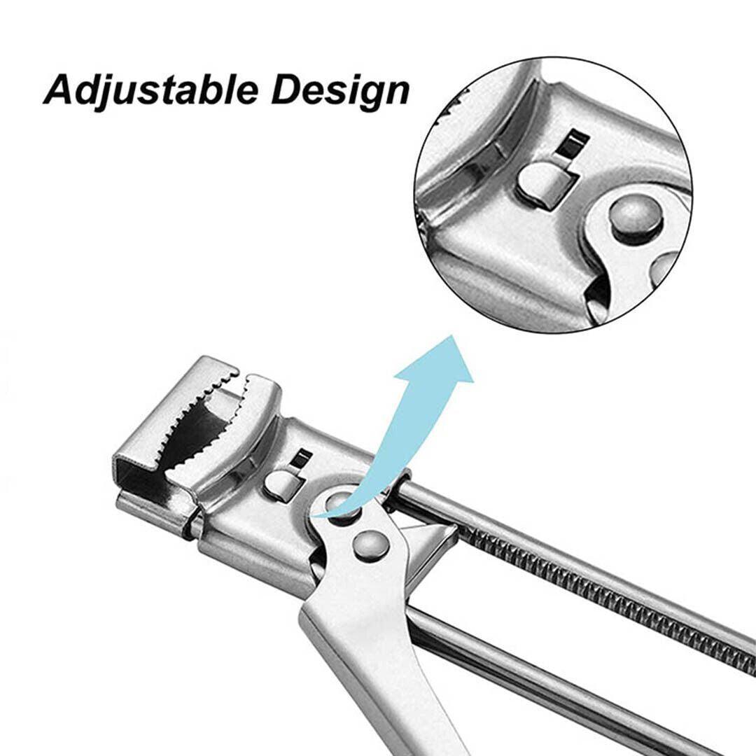 Adjustable Jar Lid Opener, Stainless Steel Bottle and Jar Lid Gripper for Kitchen - view 6