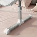 Adjustable Laptop Bed Table Foldable Study Desk for Work and Study - White - view 5