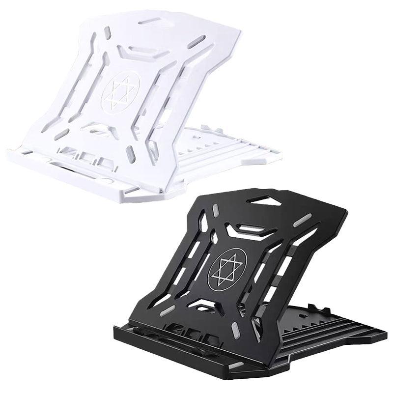 Adjustable Laptop Stand with 360-Degree Rotating Base - Black - view 3