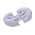 Adjustable Maternity Support Pillow for Pregnancy - Light Grey