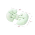 Adjustable Maternity Support Pillow for Pregnancy - Light Grey - view 4