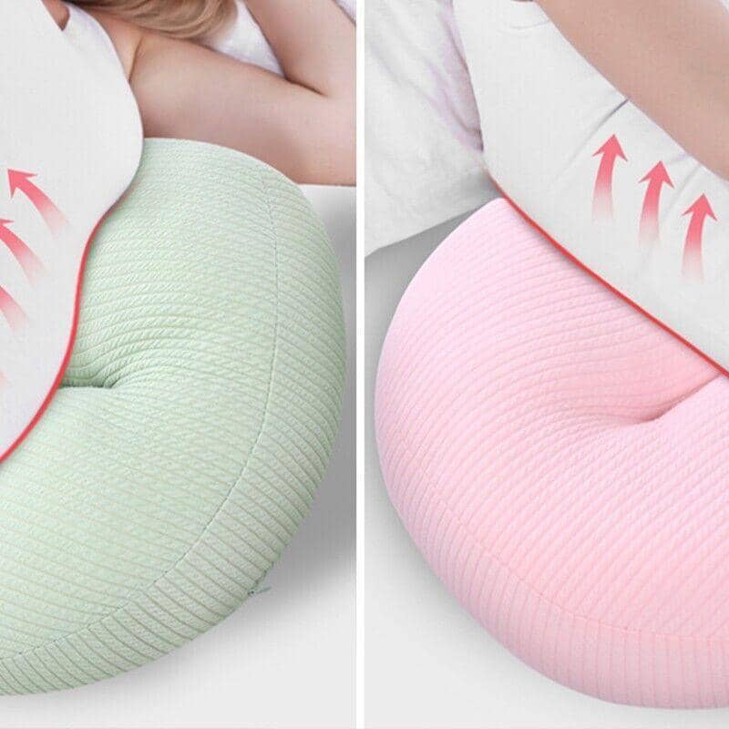 Adjustable Maternity Support Pillow for Pregnancy - Light Pink - view 5