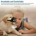 Adjustable Mesh Dog Muzzle, Black - Size M (Mouth Circle 14-20 cm) - view 4