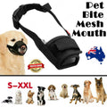 Adjustable Mesh Dog Muzzle, Black - Size XXL (Mouth Circle 28-34 cm) - view 2
