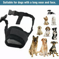 Adjustable Mesh Dog Muzzle, Black - Size XXL (Mouth Circle 28-34 cm) - view 5
