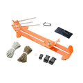 Adjustable Metal Paracord Bracelet Making Jig, Braiding Tool - Orange