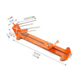 Adjustable Metal Paracord Bracelet Making Jig, Braiding Tool - Orange - view 4