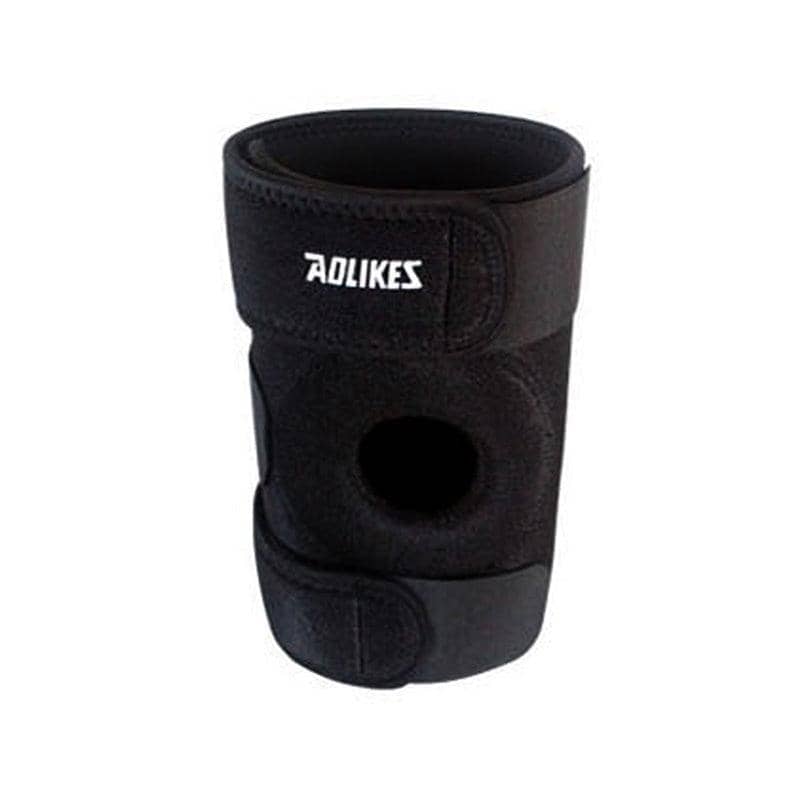Adjustable Neoprene Knee Brace Patella Support for Sport - Black, Single