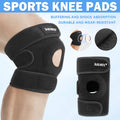 Adjustable Neoprene Knee Brace Patella Support for Sport - Black, Single - view 2