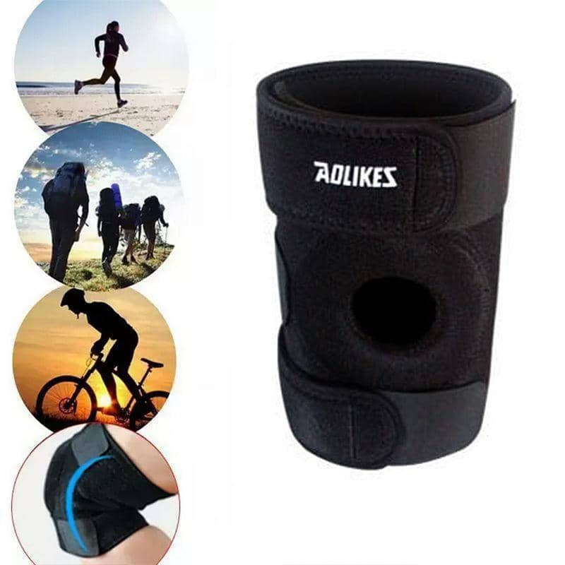 Adjustable Neoprene Knee Brace Patella Support for Sport - Black, Single - view 4
