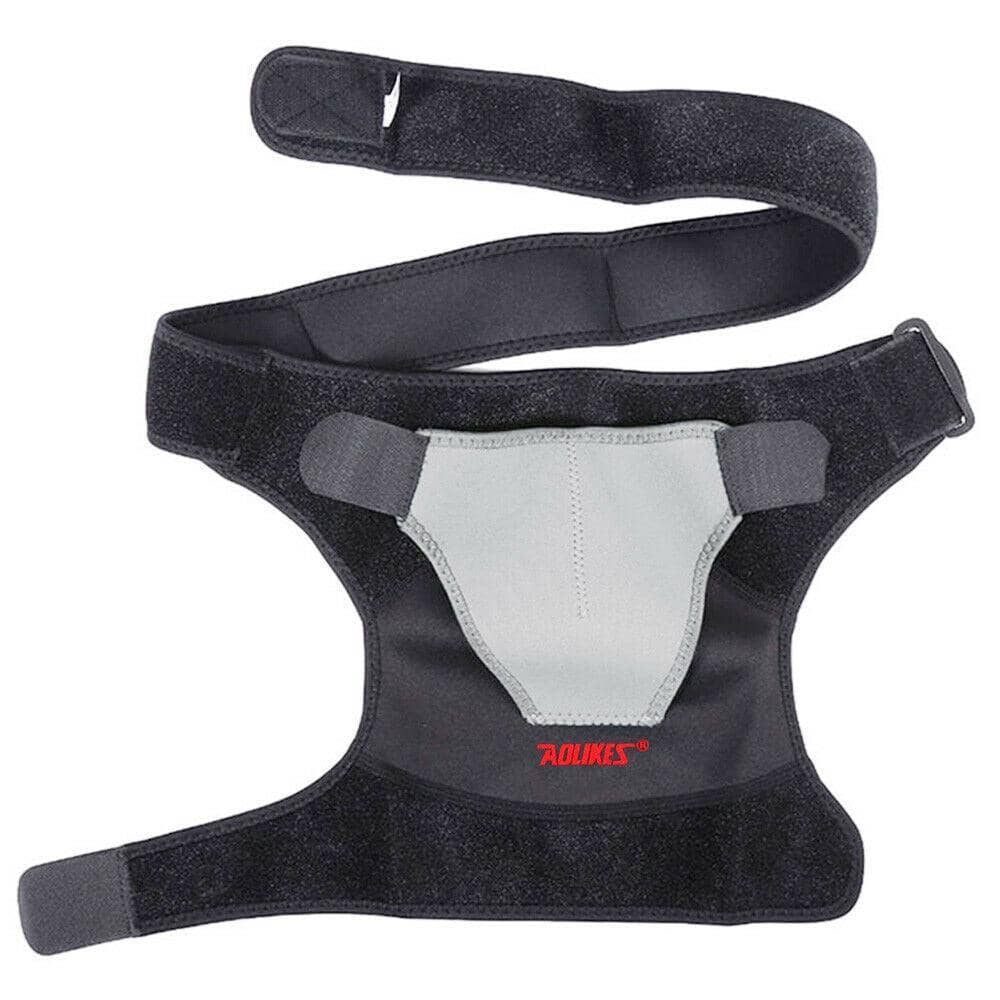 Adjustable Neoprene Shoulder Support Brace - Left Shoulder, Grey - view 3