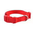 Adjustable Nylon Dog and Puppy Collar - Red, Small (30-45 cm)