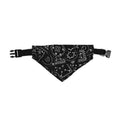 Adjustable Pet Bandana Collar Scarf, Size S (Neck 23 to 28 cm) - Black
