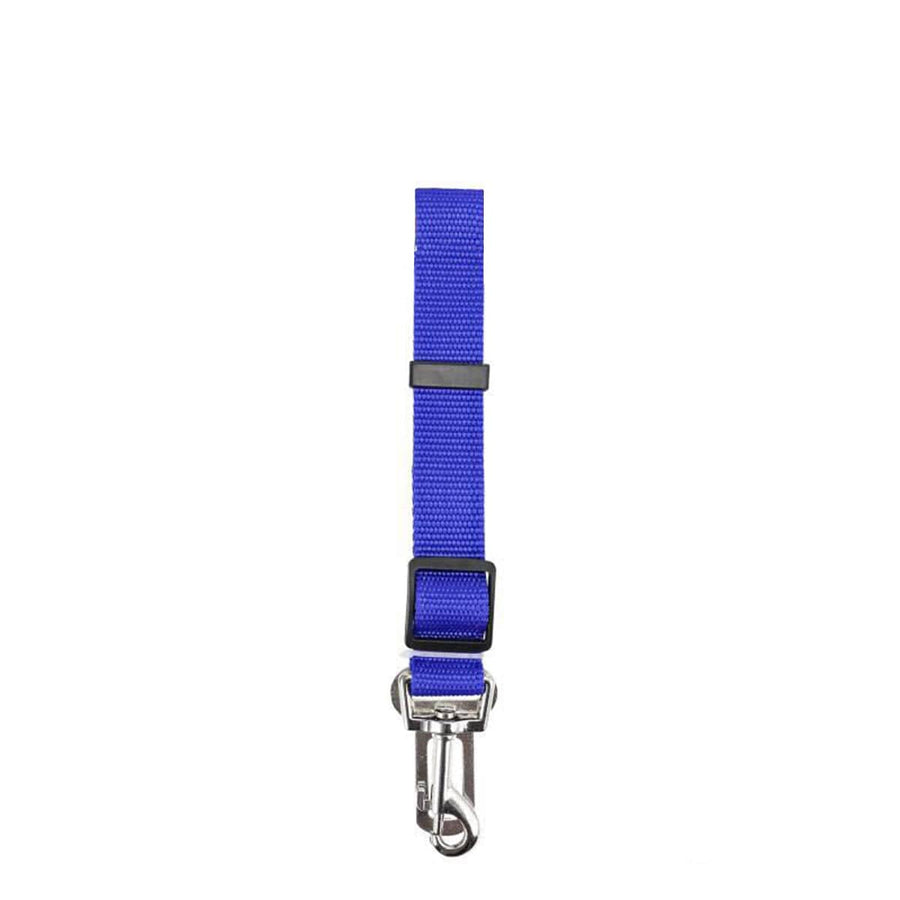 Adjustable Pet Car Seat Belt Strap with Snap Hook, Pack of 2 - Blue