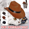 Adjustable Pet Cowboy Hat for Dogs and Cats - Black, Small (13.5 x 10.8 cm) - view 2