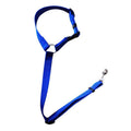 Adjustable Pet Dog Car Restraint Clip Strap for Vehicle Travel - Blue