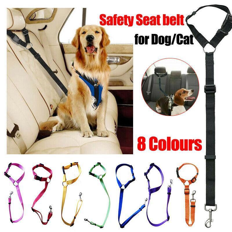 Adjustable Pet Dog Car Restraint Clip Strap for Vehicle Travel - Green - view 2