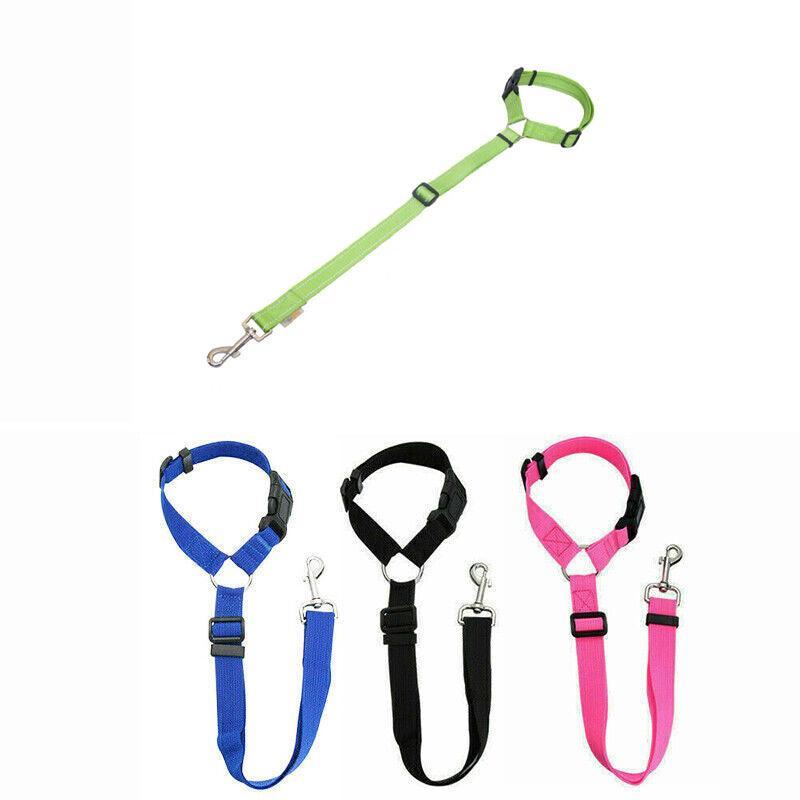 Adjustable Pet Dog Car Restraint Clip Strap for Vehicle Travel - Green - view 3