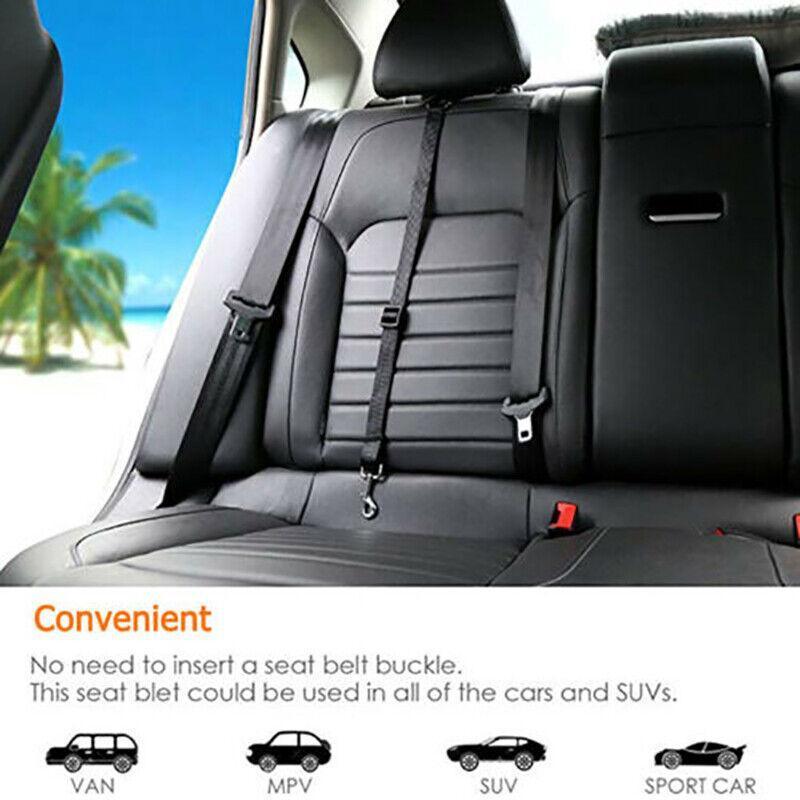 Adjustable Pet Dog Car Restraint Clip Strap for Vehicle Travel - Yellow - view 7