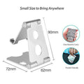 Adjustable Phone and Tablet Stand, Aluminium - Silver - view 3